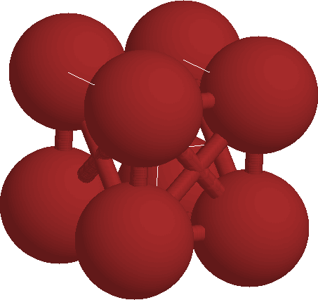 Picture of Simple Cubic Copper
Cluster