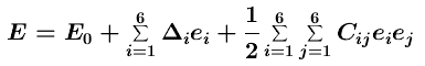 Energy/Strain Equation